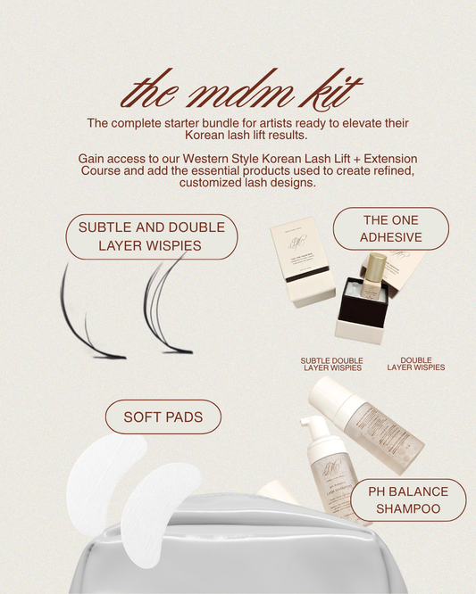MDM Korean Lash Lift + Extensions Kit — Western Style